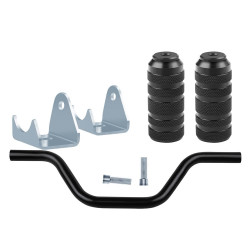 TF-2011 Motorcycle Modification Pedal Rod Universal Elbow Pedal(Black)