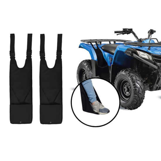 1 Set ATV Rider Comfort Foot Mount Pedal Motorcycle Snow Bike Foot Support Mount(Black)
