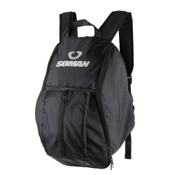 SOMAN Cycling Backpack Waterproof Motorcycle Helmet Bag(Black)