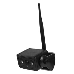 Magnetic Solar 2.4G Wireless WiFi Car Rear View Reversing Camera with Remote Control Switch(Black)