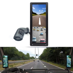 10.36 inch Wired HD 1 Drag 1 Blind Zone Monitor Universal AHD Reversing Kit Left(Standard)
