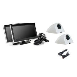 5 Inch AHD Video Monitor Car Reversing High-Definition Camera, Specification: With Video Recording + Side Mounting