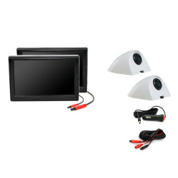 5 Inch AHD Video Monitor Car Reversing High-Definition Camera, Specification: No Video Recording + Side Mounting