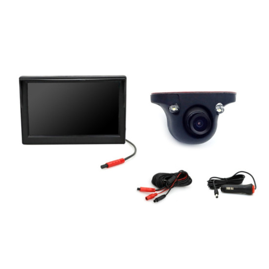 5 Inch AHD Video Monitor Car Reversing High-Definition Camera, Specification: No Video Recording + 720P Blind Spot