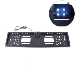 JX-9488 720540 Effective Pixel NTSC 60HZ CMOS II Universal Waterproof Car Rear View Backup Camera With 2W 80LM 5000K White Light 4LED Lamp, DC 12V, Wire Length: 4m