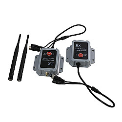 2.4G Wireless Transmitter Receiver Camera Transmitter Wireless Device for Truck and Bus(Black)