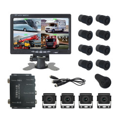 7 Inch Four-Way Monitor With Reverse Detection Digital Radar(PZ905)