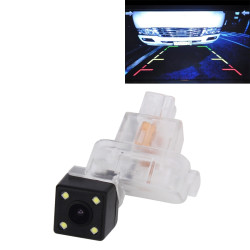 656492 Effective Pixel HD Waterproof 4 LED Night Vision Wide Angle Car Rear View Backup Reverse Camera for 2014-2017 Version Mazda6 Atenza