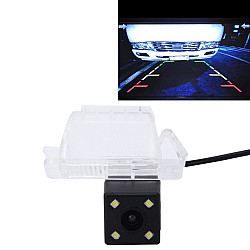 656492 Effective Pixel NTSC 60HZ CMOS II Waterproof Car Rear View Backup Camera With 4 LED Lamps for Ford Mondeo 2010-2012 Version / Focus Hatchback 2010-2014 Version