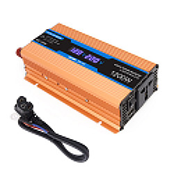 Carmaer Modified Sine Wave 48V to 220V 1200W Car Multi function Double Digital Display Inverter Household Power Converter