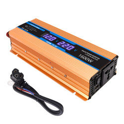 Carmaer Modified Sine Wave 48V to 220V 1600W Car Multi function Double Digital Display Inverter Household Power Converter
