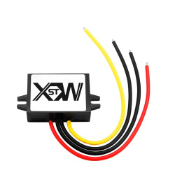 XWST DC 12 24V To 5V Converter Step Down Vehicle Power Module Specification 12 24V To 5V 8A Medium Rubber Shell
