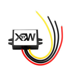 XWST DC 12 24V To 5V Converter Step Down Vehicle Power Module Specification 12 24V To 5V 10A Medium Rubber Shell