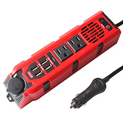12V to 110V 200W Car Correction Sine Wave Inverter US Plug