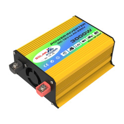 Tang I Generation 12V to 220V 3000W Modified Square Wave Intelligent Car Power Inverter with Dual USB Yellow