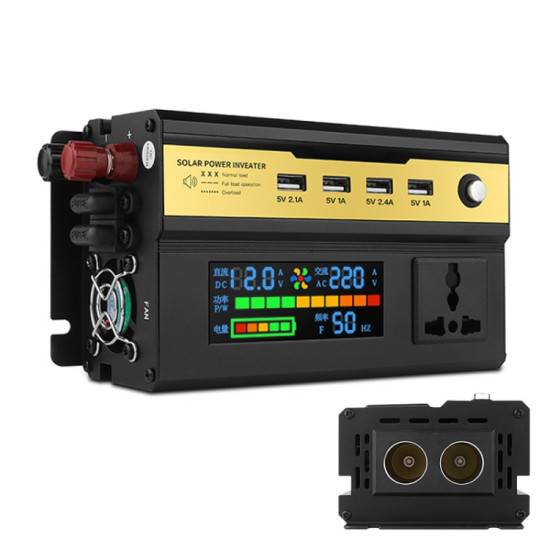 8896 500W Car Smart Multi functional Digital Display Inverter Specification 24V