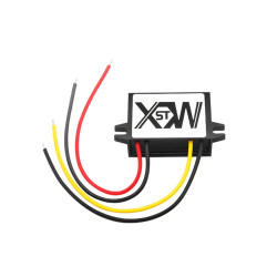 XWST DC 12 24V To 5V Converter Step Down Vehicle Power Module Specification 12 24V To 5V 5A Medium Rubber Shell