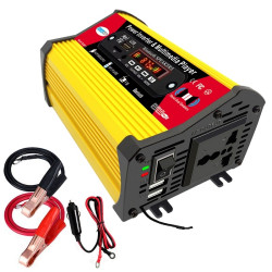 SOLIKE TECH 300W Modified Sine Wave Inverter with Bluetooth MP3 FM Multimedia Player 12V to 220V