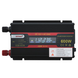 XUYUAN 600W Car Inverter LCD Display Converter Specification 12V to 220V