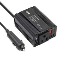 150W PD20W QC3 0 Fast Charging Car Inverter Car Cigarette Lighter Power Supply Adapter US Plug