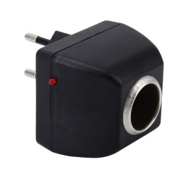 Vehicle Power Inverters 90 240V AC to 12V DC with Car Cigarette Lighter Socket Adapter Converter Vehicle Amplifier Power Output DC 12V 600mA EU Plug