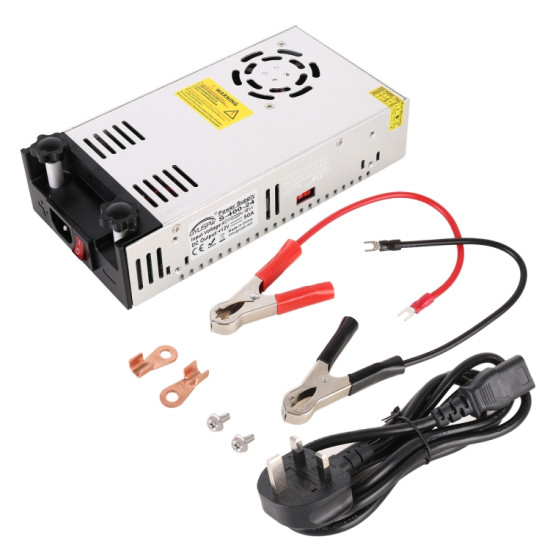S 400 24 DC24V 400W 16 7A DIY Regulated DC Switching Power Supply Power Step down Transformer with Clip UK Plug