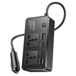 Yesido VC07 200W AC220V Multifunctional Car Inverter Black