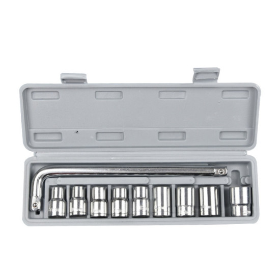 10 PCS / Set CY-0117 Sleeve Combination Tool Set Ratchet Repair Emergency Tricycle Auto Repair Multi-Function Set