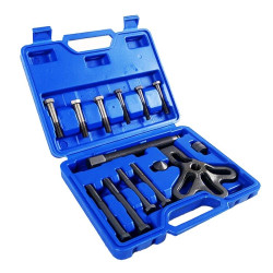 13pcs /Set 3 Claw Pama Steering Wheel Disassembly Device Auto Repair Tool(A Blue Plastic Box)