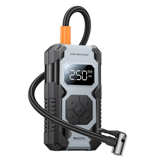 Yesido VC12 7800mAh Multi-function Car Air Pump Car Tires Cordless Tire Inflator(Black)