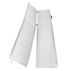 [US Warehouse] 6FT Portable Multi-folding Aluminum Wheelchair Scooter Loading Ramp
