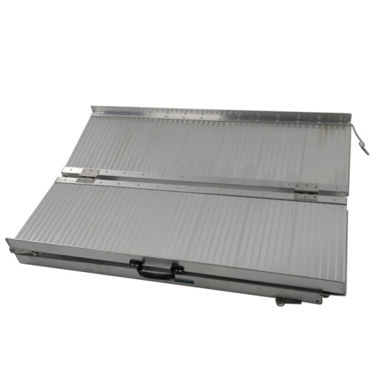 [US Warehouse] 7FT Portable Multi-folding Aluminum Wheelchair Loading Ramp