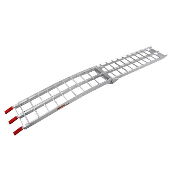 [US Warehouse] 7.5FT Three-section Foldable Aluminum Arched ATV UTV Ramps