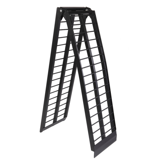 [US Warehouse] 10FT Portable Folding Aluminum ATV Truck Motorcycle Loading Ramp