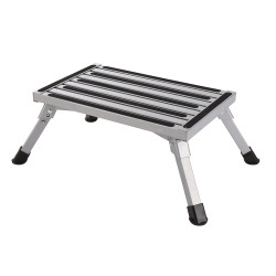 [US Warehouse] Aluminum Foldable Foot-stool Rest Stool for Trailer