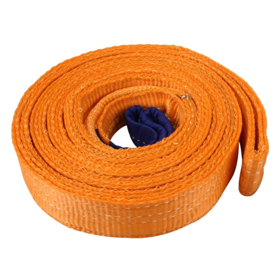 ZONGYUAN ZY-0223 Car 5m�5cm 8 Ton Towing 2 Ton Lifting Rope Straps High Strength Cable Cord Heavy Duty Recovery Securing Accessories for Cars Trucks(No Hook)