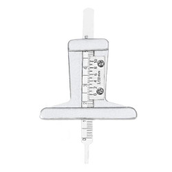 0-50mm Stainless Steel Tire Tread Depth Gauge(A1286)