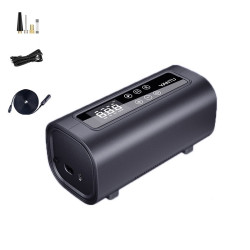 YANTU A26 Car Dual-Cylinder Electric Air Pump Mini Digital Display Portable Tire Air Pump, Specification: Wired Version Black