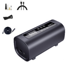 YANTU A26 Car Dual-Cylinder Electric Air Pump Mini Digital Display Portable Tire Air Pump, Specification: Wireless Version Black