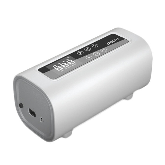 YANTU A22 Car Dual-Cylinder Car Wireless Smart Digital Display Portable Tire Air Pump, Specification: Wireless White