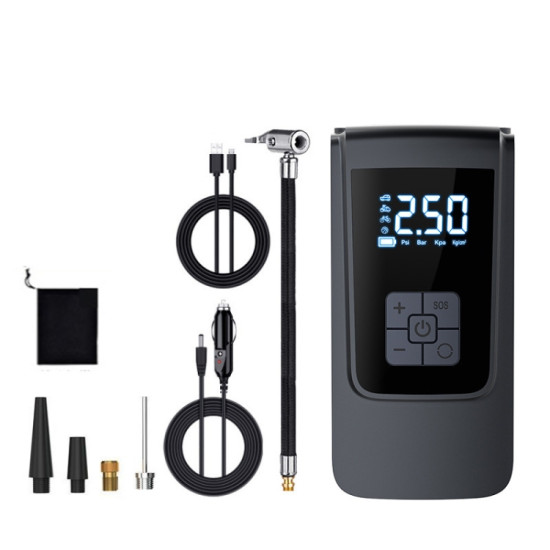 SUITU ST-9624C Wireless+DC+USB 150psi Air Pump Intelligent Digital Display Car Bicycle Ball Electric Pump Cylinder