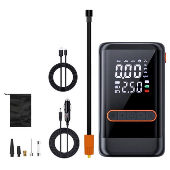SUITU ST-9648C With Cigarette Lighter Portable Wireless Digital Display Car Automatic Air Pump