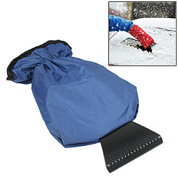 Automobile Supplies Car Snow / Ice Shovel with Protective Sleeve for Cold Winter(Blue)