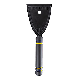Car Snow Removal Shovel Multi-functional Winter Snow Clearing Tool Windshield Defrost Deicing Shovel(Black Gold)