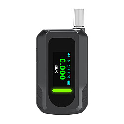 D2000 HD IPS Screen Portable Blow-Type High-Precision Alcohol Content Tester(Black)