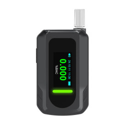 D2000 HD IPS Screen Portable Blow-Type High-Precision Alcohol Content Tester(Black)