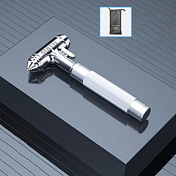 Car Safety Hammer Emergency Escape Seat Belt Cutter Window Breaker Rescue Tool(Silver)(Silver)