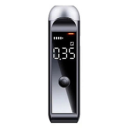 Portable Digital Alcohol Tester Breathalyzer Rechargeable Alcohol Test Tool