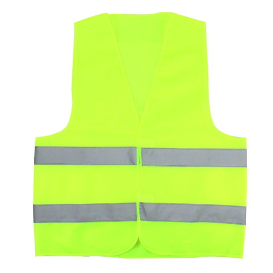 XL Reflective Fluorescent Vest Safty Cloth Driving School Construction Traffic Safty Warning Working Cloth(Fluorescent Green)