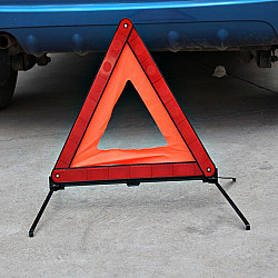 Foldable Car Warning Sign Tripod Automobile Emergency Reflective Triangular Holder